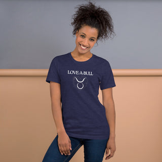 Love-A-Bull Taurus Astrology Unisex t-shirt