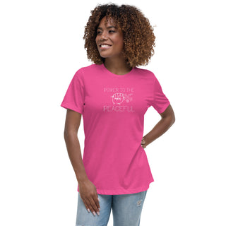 Power to the Peaceful Women's Relaxed T-Shirt