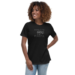 Power to the Peaceful Women's Relaxed T-Shirt