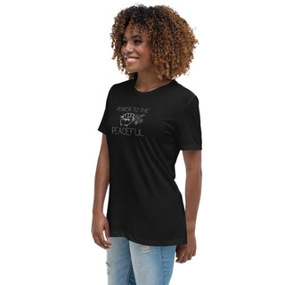 Power to the Peaceful Women's Relaxed T-Shirt