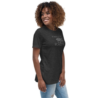 Power to the Peaceful Women's Relaxed T-Shirt