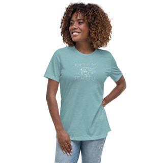 Power to the Peaceful Women's Relaxed T-Shirt
