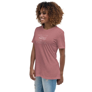 Power to the Peaceful Women's Relaxed T-Shirt