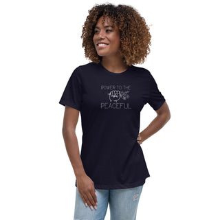 Power to the Peaceful Women's Relaxed T-Shirt