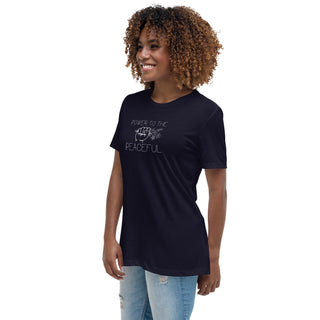 Power to the Peaceful Women's Relaxed T-Shirt
