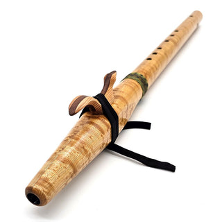 Native American Style D Flute - Birdseye Maple