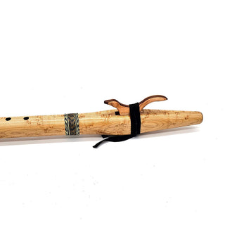 Native American Style D Flute - Birdseye Maple