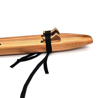 F Sharp Drone Flute  (fingering holes on left side) - Western Red Cedar