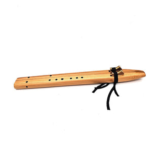 F Sharp Drone Flute  (fingering holes on left side) - Western Red Cedar