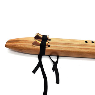F Sharp Drone Flute  (fingering holes on left side) - Western Red Cedar
