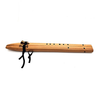 F Sharp Drone Flute  (fingering holes on left side) - Western Red Cedar