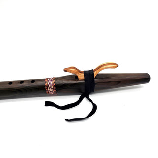 Native American Style A flute - Iron Stained Cedar