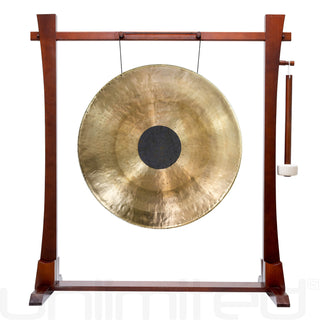 28" Chinese Gongs on the Spirit Guide Gong Stand