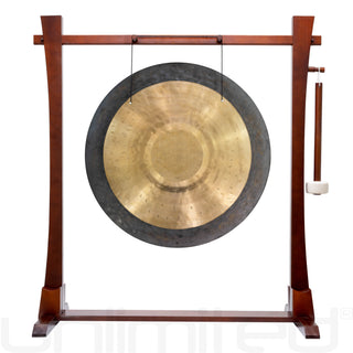 28" Chinese Gongs on the Spirit Guide Gong Stand