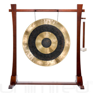 28" Chinese Gongs on the Spirit Guide Gong Stand