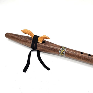 Native American Style F Sharp Flute - Walnut