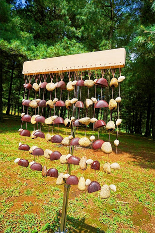 Handmade Rainforest Wind Instrument | Juju, Chacha & Panji Mixed Seed Bar Chime