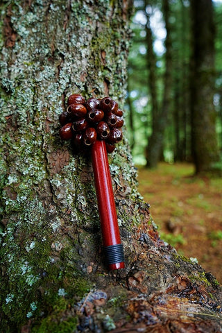 Pala Seed Pod Wooden Handle Shaker