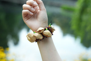 "The Tribal Dancer" Seed Rattle Bracelet