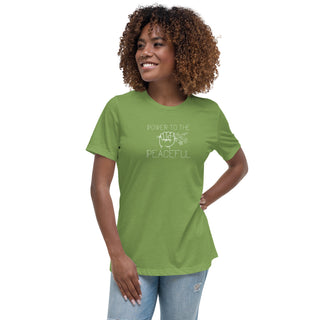 Power to the Peaceful Women's Relaxed T-Shirt